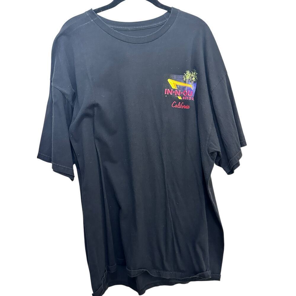 In-N-Out Burger Men’s Arizona Graphic Double-Sided Black Crew Neck T-Shirt XXL